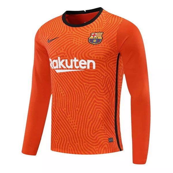 Trikot Barcelona Torwart ML 2020-21 Orange Fussballtrikots Günstig